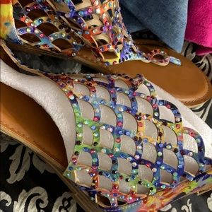 Colorful sandals